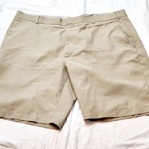 Louis Raphael Gray Golf Shorts Mens Size 40 Pleated Polyester 10” Inseam